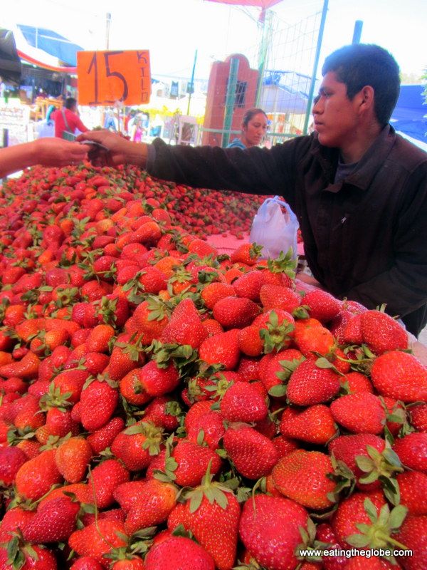 Strawberries at Tuesday Market/“El Tianguis"
