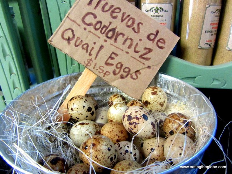 Quail eggs at Via Organica San Miguel de Allende