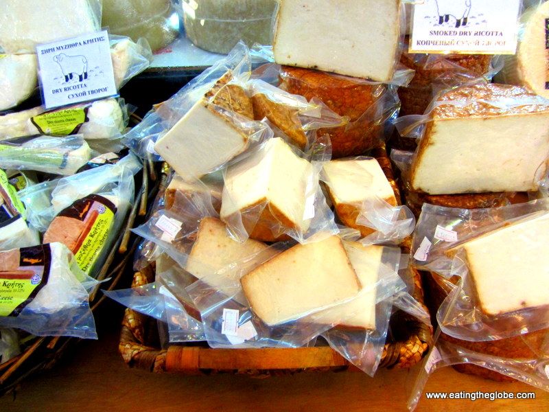 Cheese from the Chania market