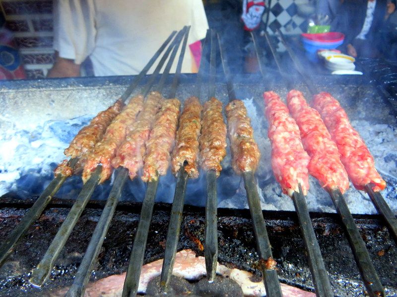 Kofta Sizzling On The Grill