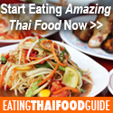 eating thai food 