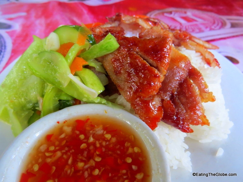 siem reap pork and rice, breakfast around the world