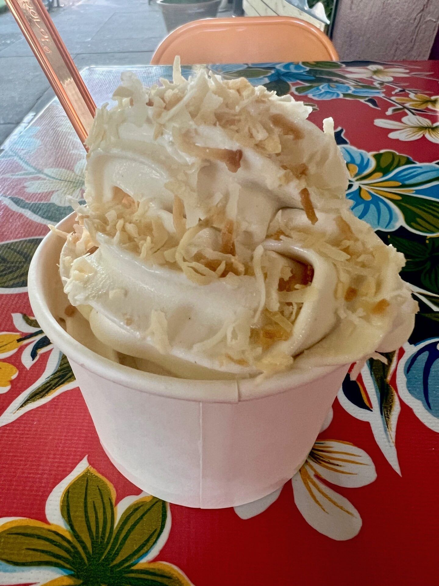 coconut ice cream